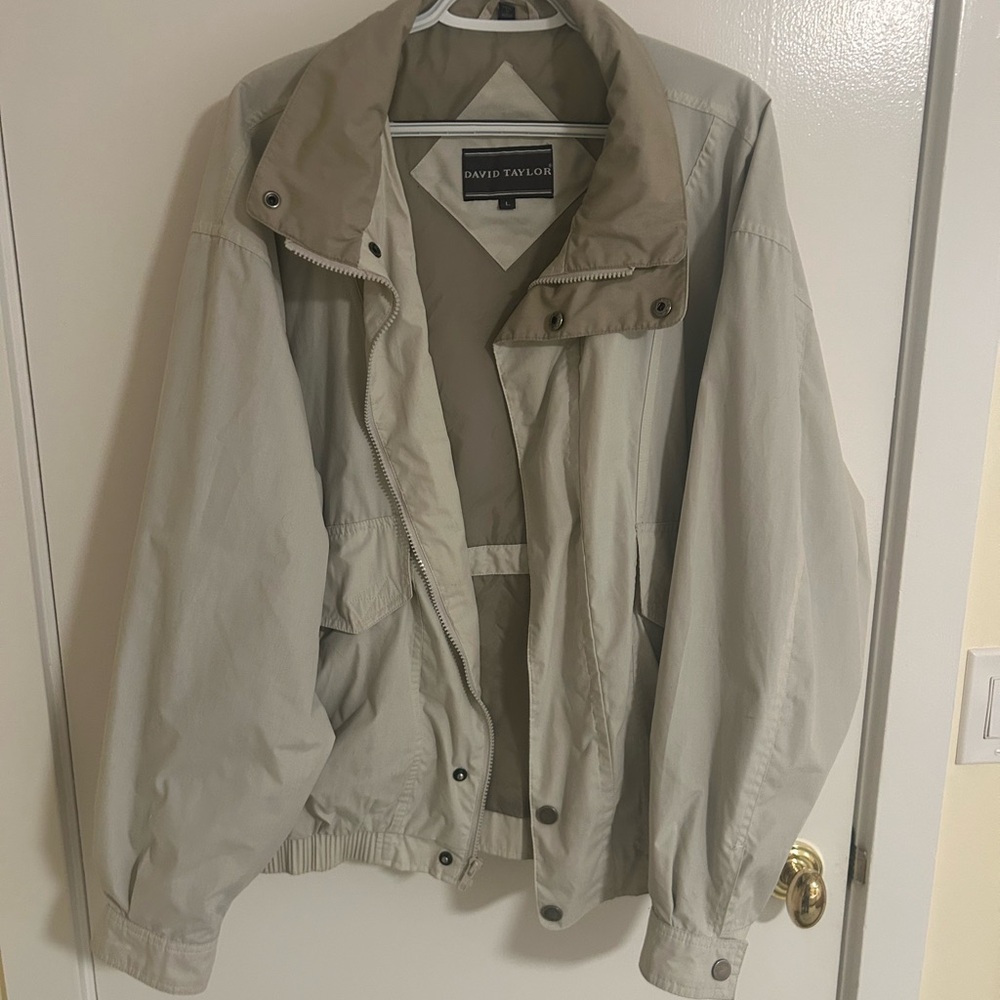 David Taylor Men's Beige Jacket